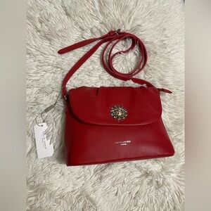 David Jones Paris crossbody bag in Red